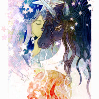 森 霧矢 「馬と流れ星と花」