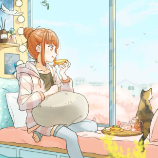 松峰 「桜と空色とガーリックトースト」